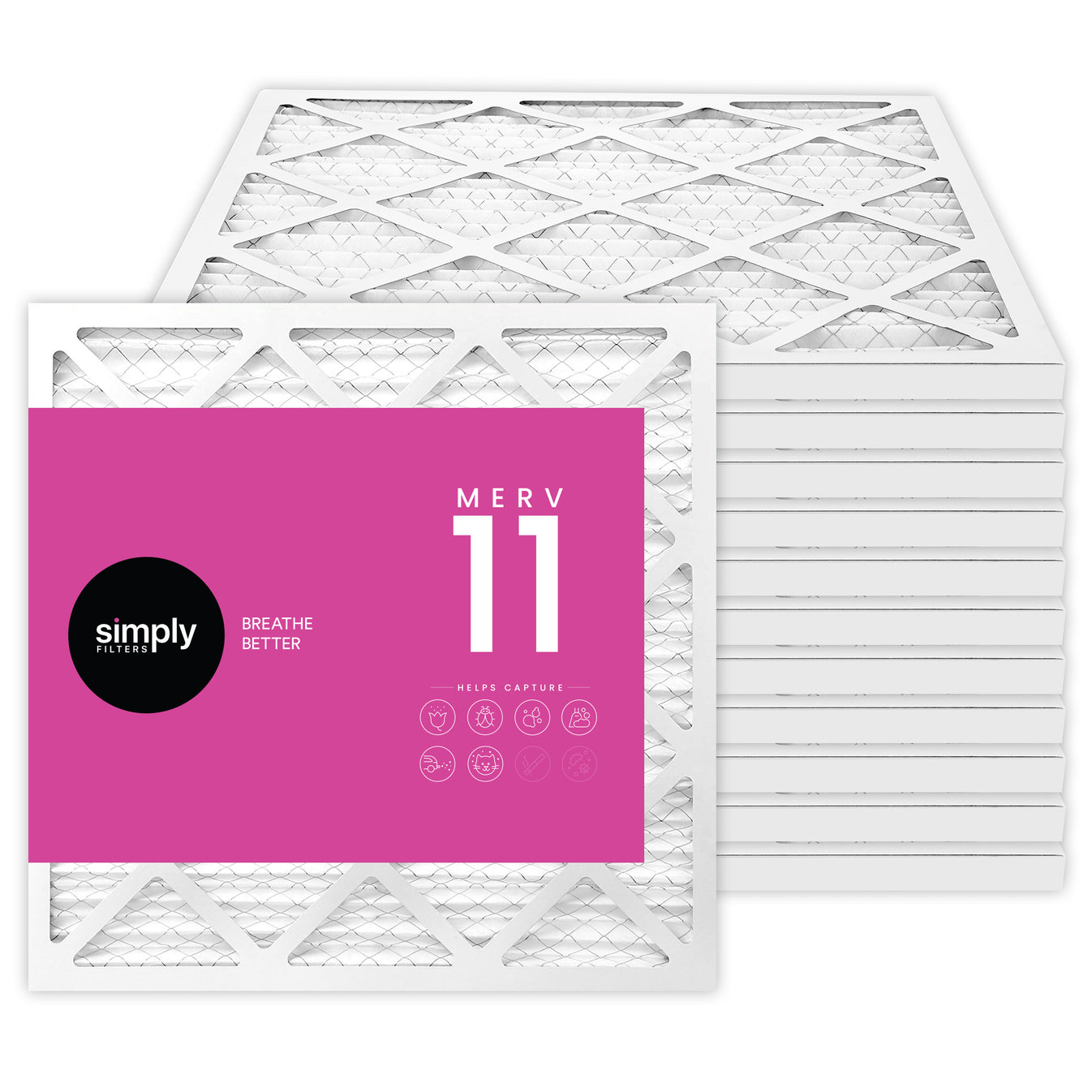 8x19.5x1 Merv 11 Pleated Air Filter